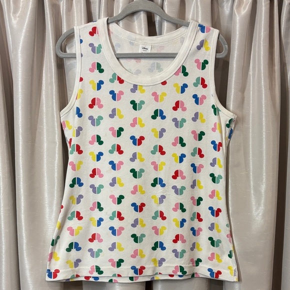 Hanna Anderson Disney Collection Mickey women’s tank, pj top, large, organic - Picture 2 of 8